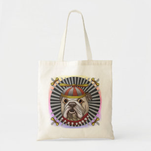 Beanie Bulldog  tote bag
