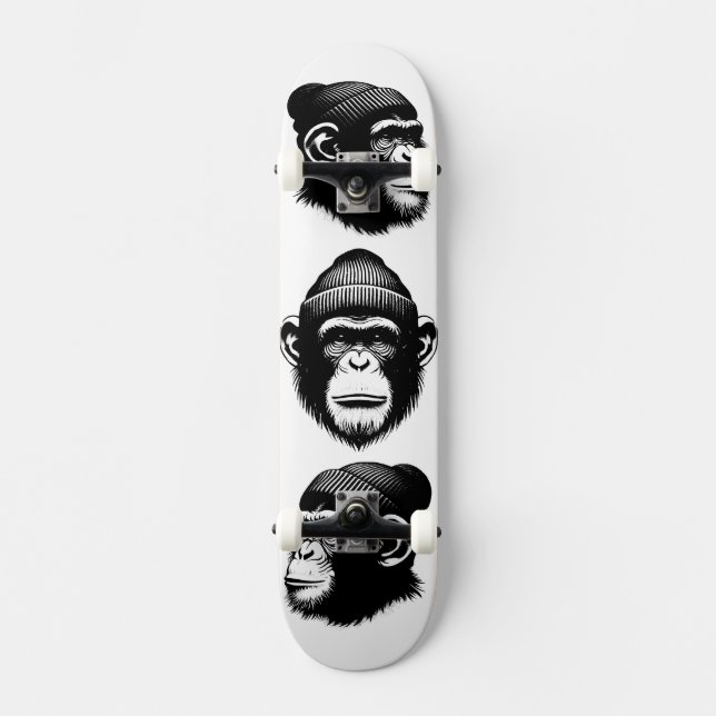 Beanie Chimp  Skateboard (Front)