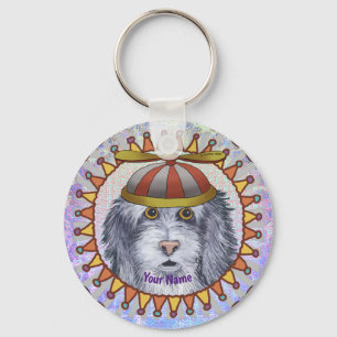 Beanie SheepDog Key Ring