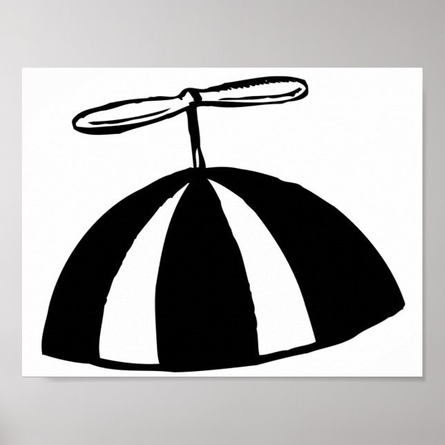 Beanie With A Whirly Bird Poster (Front)