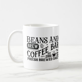 "Beans and Brew Coffee Bar" Mug