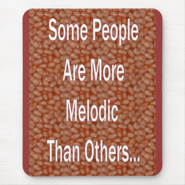 Beans Are The Musical Fruit Mouse Mat (Front)