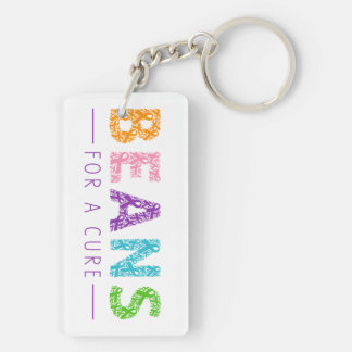 Beans for a Cure Key Chain
