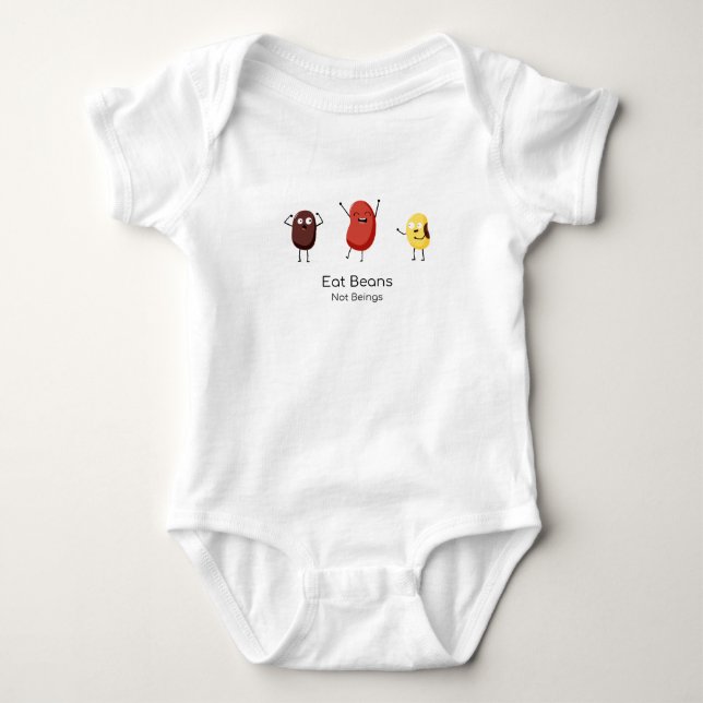 Beans Not Beings Baby Bodysuit (Front)