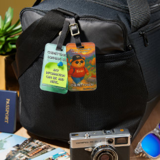 Bear 06 Kids Luggage Tag