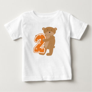 Bear 2nd Birthday T shirts and Gifts