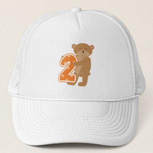 Bear 2nd Birthday T shirts and Gifts Trucker Hat