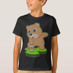 Bear American Football Sports T-Shirt