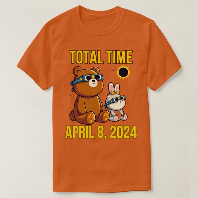 Bear And Bunny 2 T-Shirt (Design Front)