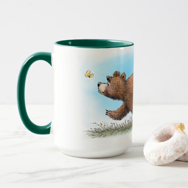 Bear and Butterfly Mug (With Donut)