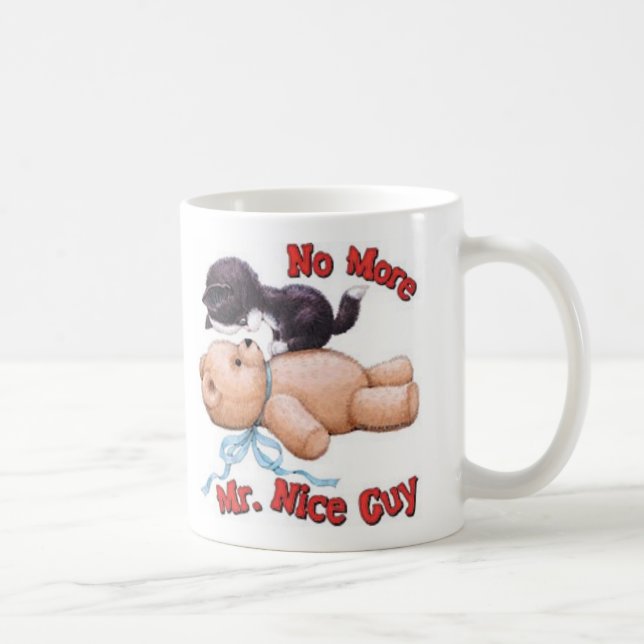 bear and cat mug (Right)