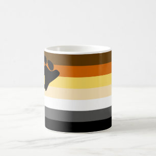Bear and Cub Community LGBT Gay Pride Flag Coffee Mug