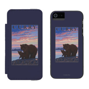 Bear and Cub - Curry, Alaska Incipio Watson™ iPhone 5 Wallet Case