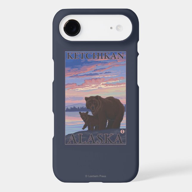 Bear and Cub - Ketchikan, Alaska Case-Mate iPhone Case (Back)