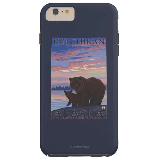 Bear and Cub - Ketchikan, Alaska Case-Mate iPhone Case (Back)