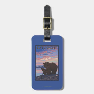 Bear and Cub - Latouche, Alaska Luggage Tag