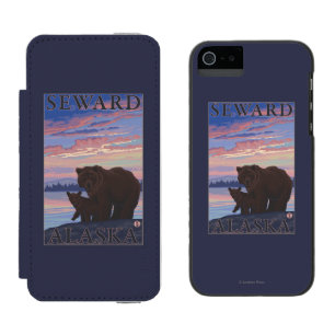 Bear and Cub - Seward, Alaska Incipio Watson™ iPhone 5 Wallet Case
