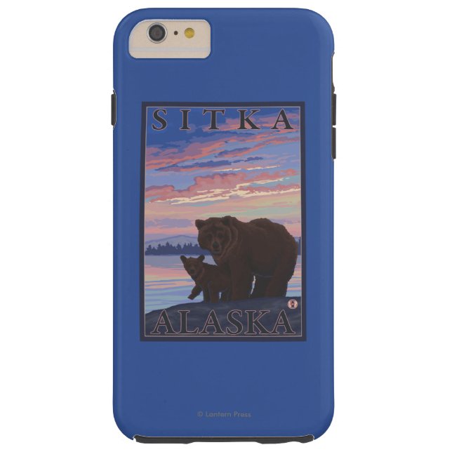 Bear and Cub - Sitka, Alaska Case-Mate iPhone Case (Back)