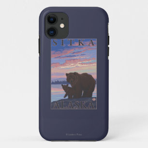 Bear and Cub - Sitka, Alaska iPhone 11 Case