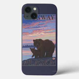 Bear and Cub - Skagway, Alaska iPhone 13 Case