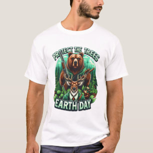 Bear and Deer Aiming High T-Shirt