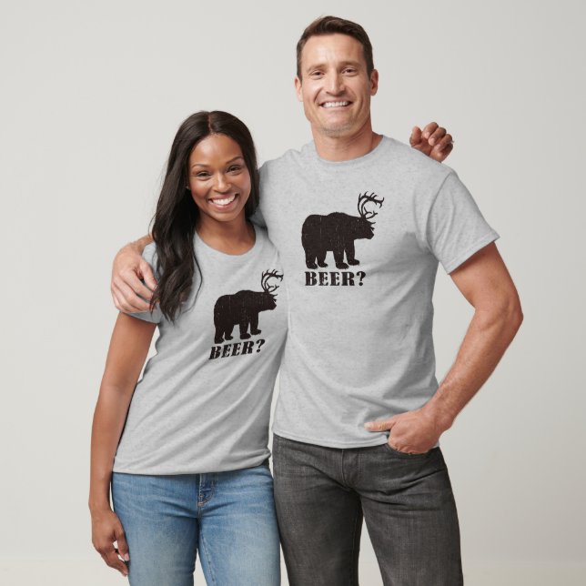 Bear and Deer = Beer? Drunk Redneck Tee (Unisex)