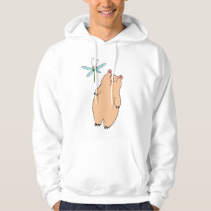 Bear and Dragonfly Hoodie
