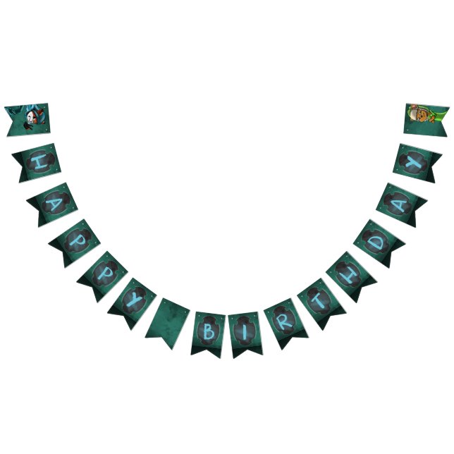 Bear and Fox Birthday Party Bunting (All)