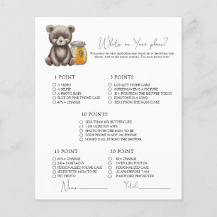 Bear and honey - What's on your phone game