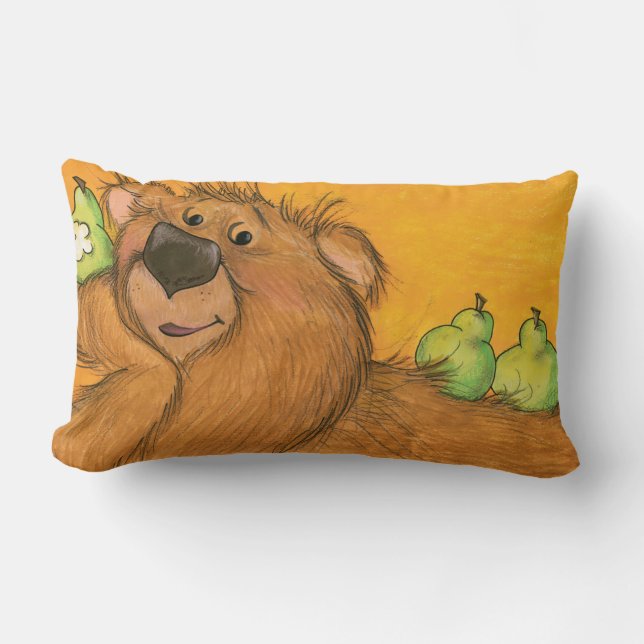 Bear and Pears / Pillow (Front)
