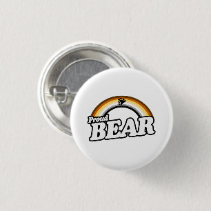 Bear and Proud 3 Cm Round Badge