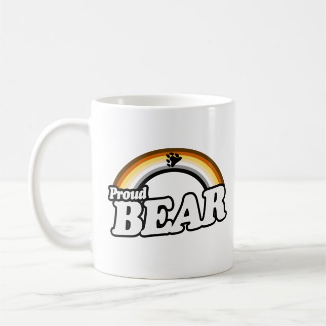 Bear and Proud Coffee Mug (Left)