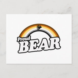 Bear and Proud Postcard