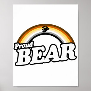 Bear and Proud Poster
