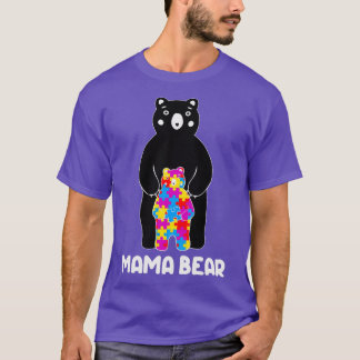 Bear and Son Autism Awareness Month T-Shirt