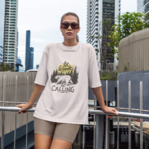 Bear Animal In The Woods Nature T-Shirt