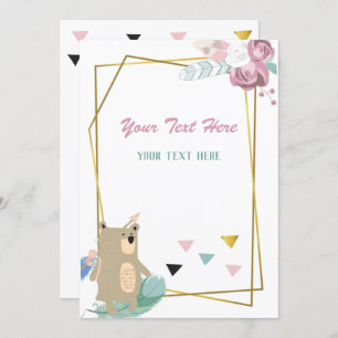 Bear Any Event  Invitation