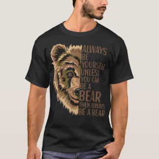 Bear Apparel Grizzly Wildlife Animal for Men Women T-Shirt