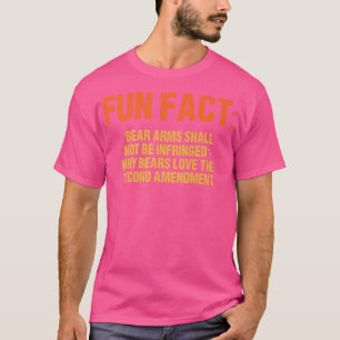 Bear Arms Shall Not Be Infringed Funny Animal Pun T-Shirt