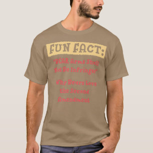 BEAR Arms Shall Not Be Infringed Funny Animal Pun T-Shirt