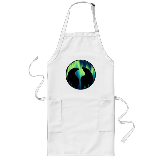 Bear Art BB-Q Apron Native Wildlife Art Apron (Front)