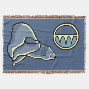 Bear Art Blanket Native Baby Bear Throw Blanket