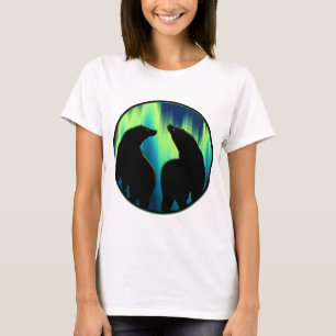 Bear Art Shirt Northern Lights Bear T-shirts Gifts