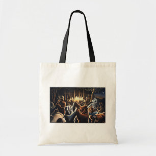 Bear Art Tote Bag Dancing Bears Shopping Bag