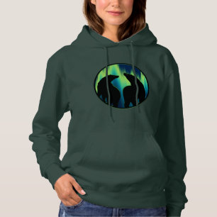 Bear Art Women's Hoodie Aurora Bear Hooded Shirt