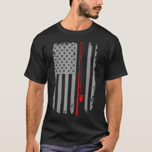 Bear as Angler with Fish T-Shirt