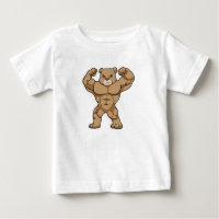 Bear as Bodybuilder with big Muscles