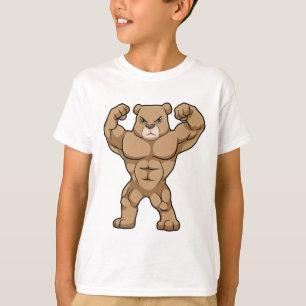 Bear as Bodybuilder with big Muscles T-Shirt