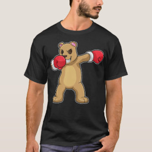 Bear as Boxer at Boxing Hip Hop Dance Dab T-Shirt