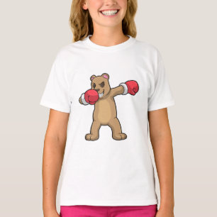 Bear as Boxer at Boxing & Hip Hop Dance Dab T-Shirt